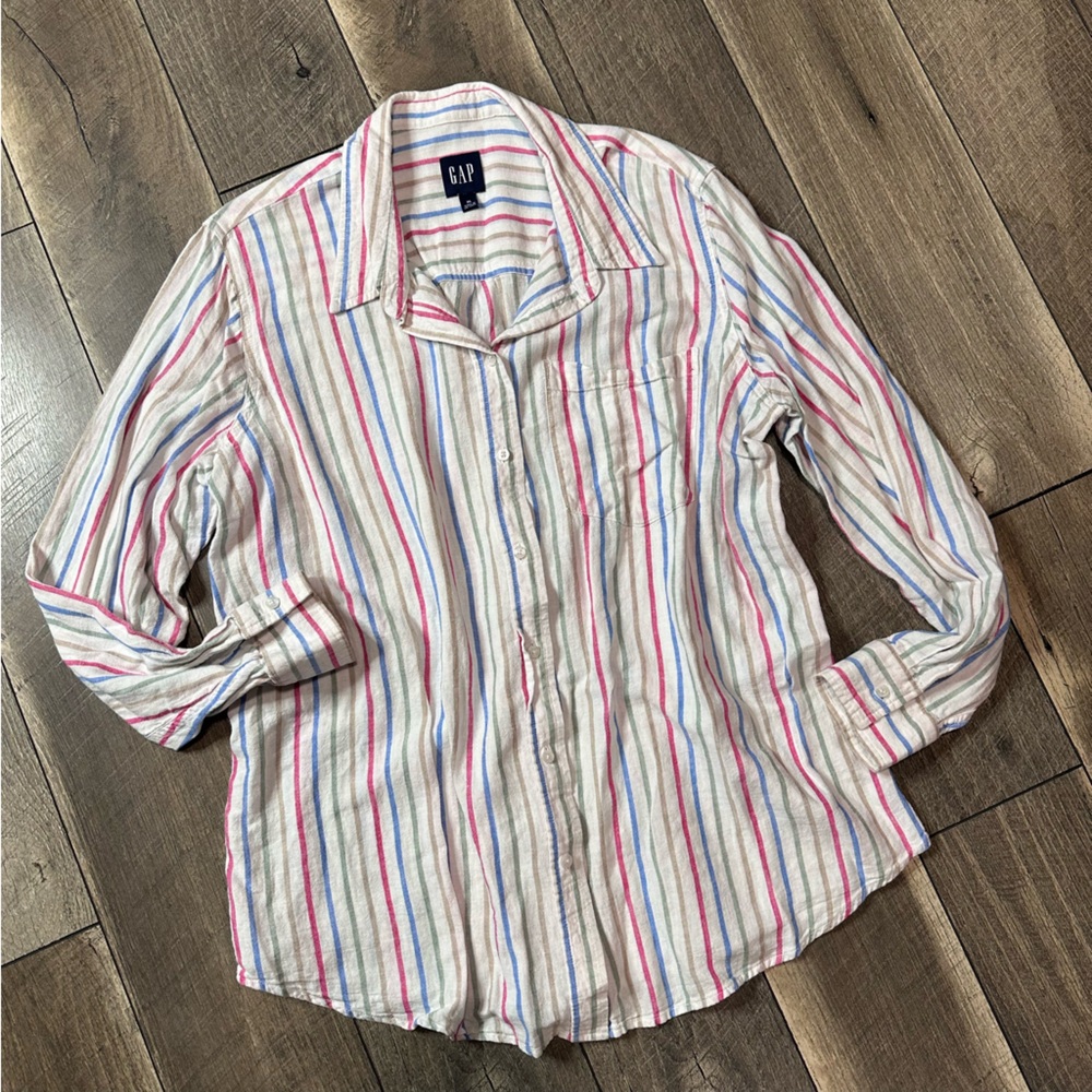 Gap Striped Button Down - image 1